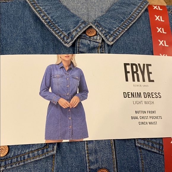 Frye Denim Dress - XL - Picture 2 of 2